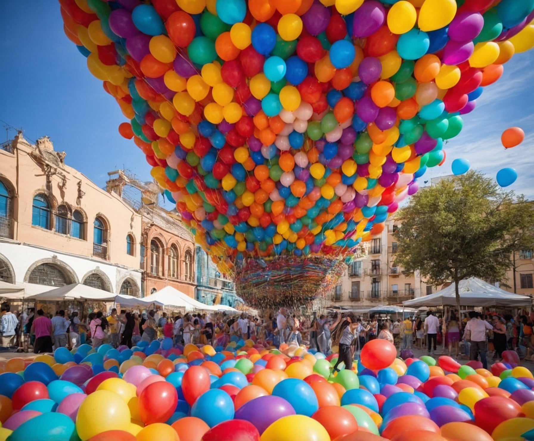 Hinchables coloridos para cualquier evento